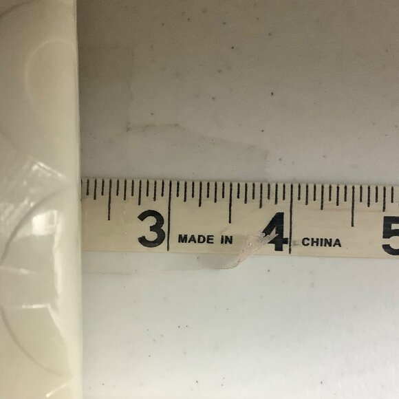 Coach White Embossed Hard Shell Eyeglasses Sunglasses Case Brown Interior FLAW - Picture 6 of 7